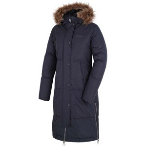 Dámský péřový kabát Downbag L black blue (Velikost: XL)