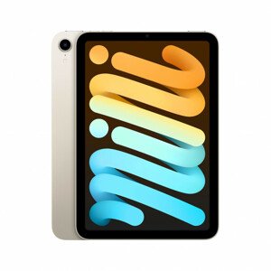 Tablet Apple iPad mini 64GB, Wi-Fi, hvězdná bílá (2021)