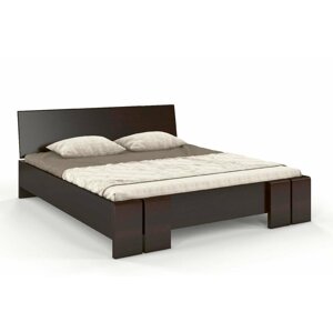 Dřevěná postel Skandica VESTRE Maxi, borovice (Rozměr: 200x200 cm, Barva: Palisander)