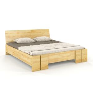 Dřevěná postel Skandica VESTRE Maxi, borovice (Rozměr: 200x200 cm, Barva: Přírodní)