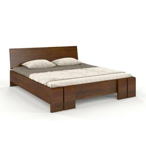 Dřevěná postel Skandica VESTRE Maxi & Long, delší o 20cm, borovice (Rozměr: 180x220 cm, Barva: Ořech)