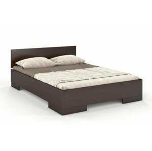 Dřevěná postel s úložným prostorem Skandica SPECTRUM Maxi & ST, buk (Barva: Palisander, Rozměr: 160x200 cm)