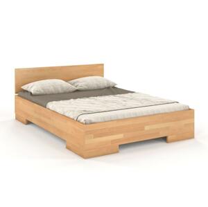 Dřevěná postel s úložným prostorem Skandica SPECTRUM Maxi & Long ST, delší o 20cm, buk (Barva: Přírodní, Rozměr: 180x220 cm)