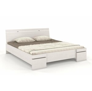Dřevěná postel Skandica SPARTA Maxi, borovice (Rozměr: 140x200 cm, Barva: Bílá)