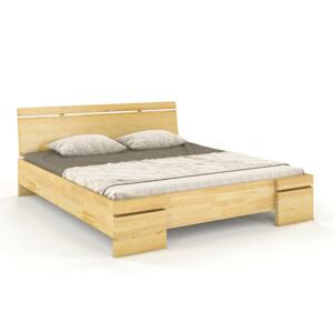 Dřevěná postel Skandica SPARTA Maxi, borovice (Rozměr: 180x200 cm, Barva: Přírodní)