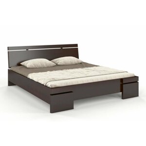 Dřevěná postel s úložným prostorem Skandica SPARTA Maxi & ST, buk (Barva: Palisander, Rozměr: 140x200 cm)