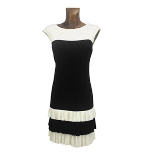 Dámské šaty FLOTA černá/bílá vel. 36