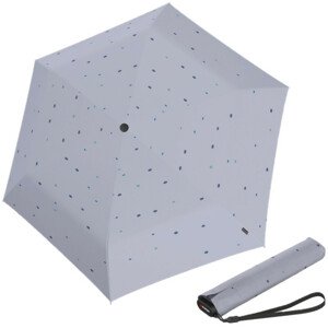 KNIRPS US.050 2SPRAY BLUE - lehký dámský skládací plochý deštník