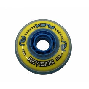 Kolečka Revision Flex Firm Indoor Blue/Yellow (1ks) (Tvrdost: 78A, Velikost koleček: 80mm)