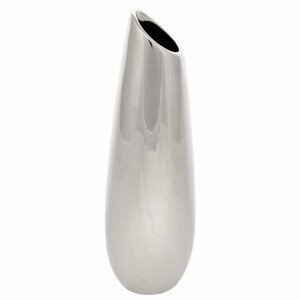 Váza keramická, stříbrná HL9011-SIL