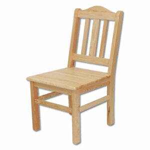 Dřevěná jídelní židle KT101, borovice (Barva dřeva: Přírodní (lakovaná))