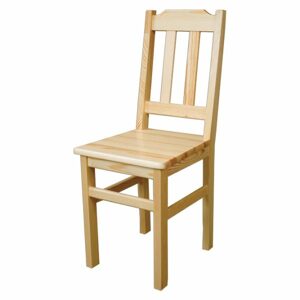 Dřevěná jídelní židle KT103, borovice (Barva dřeva: Dub)