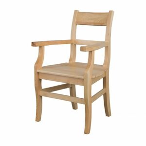 Dřevěná jídelní židle KT115, borovice (Barva dřeva: Surová (bez moření))