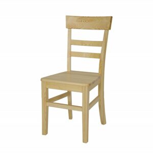 Dřevěná jídelní židle KT123, borovice (Barva dřeva: Surová (bez moření))