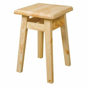 Dřevěná stolička KT248, v45, borovice (Barva dřeva: Šedá)