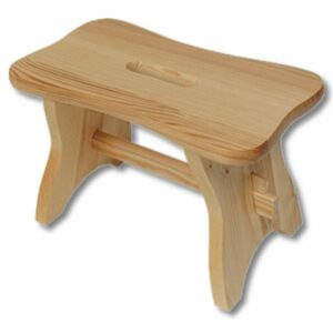 Dřevěná stolička KT256, v25, borovice (Barva dřeva: Dub)