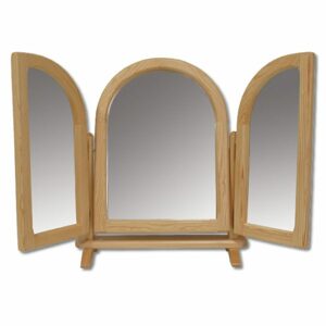 Zrcadlo LT103, 90x62x20, borovice (Barva dřeva: Ořech)