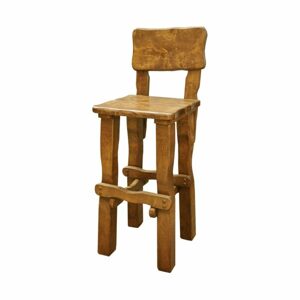 Zahradní židle MO099, 45x125x54, olše, lakovaná (Barva dřeva: Dub - impregnat)