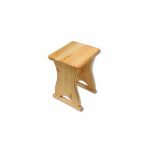 Dřevěná stolička NR113, v45, borovice (Barva dřeva: Šedá)