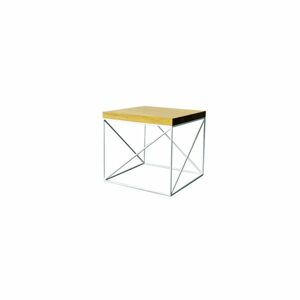 Konferenční stůl ST376, 55x45x55, dub/kov (Barva dřeva: Surová (bez moření), Deska stolu: 4)