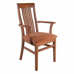 Čalouněná jídelní židle KT178, buk (Potah: Toptextil, Barva dřeva: Bělená)