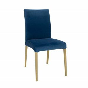 Čalouněná jídelní židle KT194, buk (Barva dřeva: Bělená, Potah: Ekokůže)