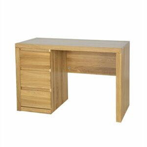 Psací stůl BR301,120x80x60, dub (Barva dřeva: Bělená)
