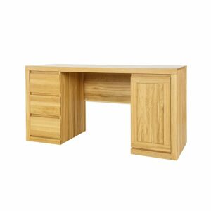 Psací stůl BR302,160x80x60, dub (Barva dřeva: Bělená)