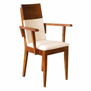 Čalouněná jídelní židle KT370, dub (Barva dřeva: Bělená, Potah: Toptextil)