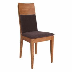 Čalouněná jídelní židle KT371, dub (Potah: Ekokůže, Barva dřeva: Bělená)