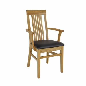 Čalouněná jídelní židle KT378, dub (Barva dřeva: Brendy, Potah: Toptextil)