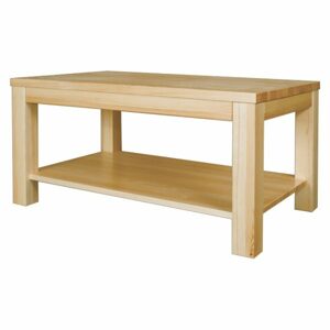 Konferenční stůl ST117, 100x50x60, borovice (Délka: 60, Barva dřeva: Surová (bez moření))