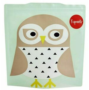 3 Sprouts Reusable Sandwich Bag 2-pack (Varianta: Owl)
