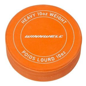Hokejový puk Winnwell oranžový těžký s logem (Barva: Oranžová)