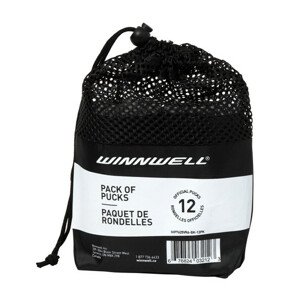 Hokejový puk Winnwell černý oficiální (12ks) (Barva: Černá)