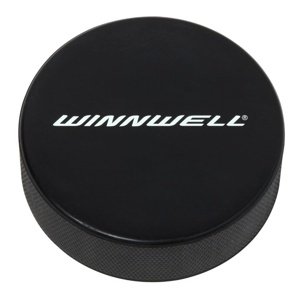 Hokejový puk Winnwell černý oficiální s logem (Barva: Černá)