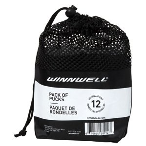 Hokejový puk Winnwell černý oficiální (6ks) (Barva: Černá)