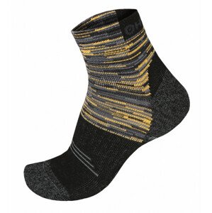 Ponožky Hiking černá/žlutá (Velikost: M (36-40))