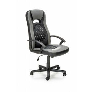 Kancelářská židle CASTANO, černá / šedá
