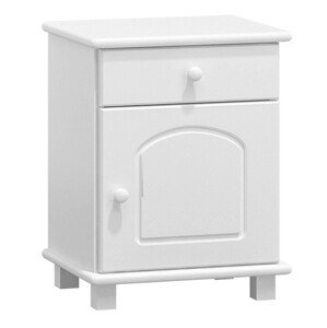 Noční stolek S5 (Barva dřeva: Bílá)