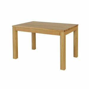 Jídelní stůl ST303, 160x77x90, dub (Délka: 90, Barva dřeva: Přírodní (lakovaná), Hrana stolu: S3)