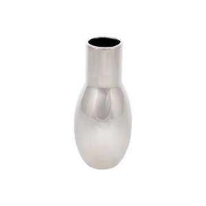 Váza keramická stříbrná. HL9006-SIL