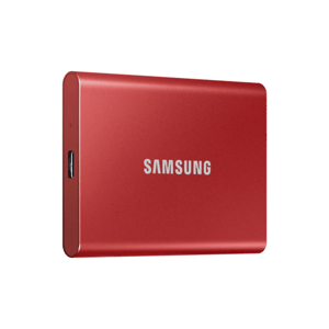 SSD disk Samsung T7 500GB, USB C 3.2 Gen2, externí, červený
