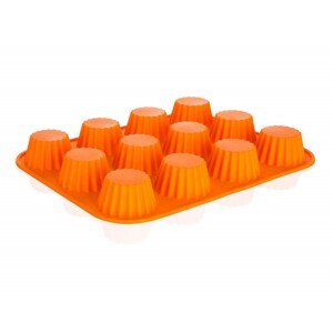 Forma na 12 košíčků silikonová CULINARIA Orange 32 x 24 x 3,4 cm