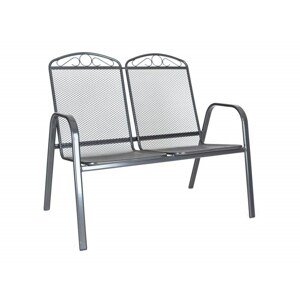 Židle zahradní ocelová GARDE DOUBLE 106 x 69 x 93 cm, dvojitá