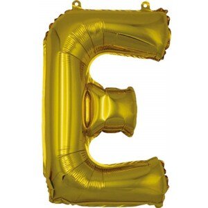 Balónek nafukovací foliový písmeno E, MY PARTY, výška 30 cm