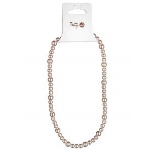 Náramek a náhrdelník 50 cm, růžové kuličky