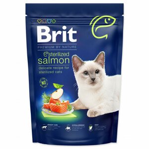Krmivo Brit Premium by Nature Cat Sterilized Salmon 800g