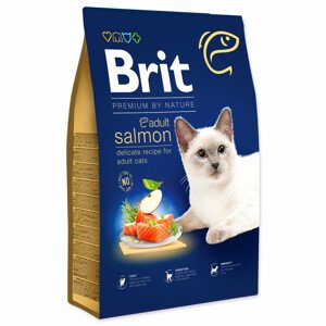 Krmivo Brit Premium by Nature Cat Adult Salmon 8kg