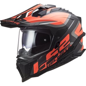 Enduro helma LS2 MX701 Explorer Alter (Velikost: XXL (63-64), Barva: Matt Black Fluo Orange)